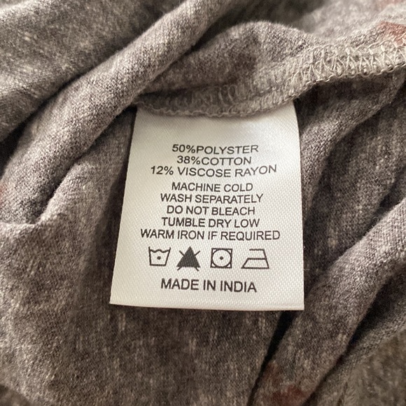 American Rag AR321 Melange Crew Neck Pocket Tee - Picture 8 of 8